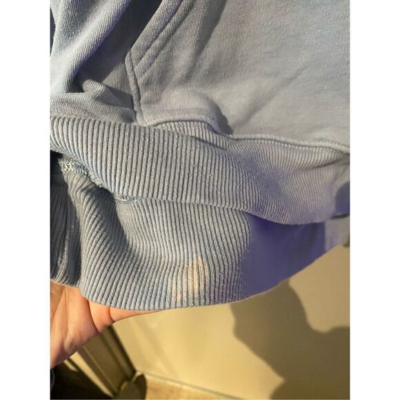 American Eagle Outfitters Light Blue Oversized Hoodie Size Medium EUC - Picture 4 of 9